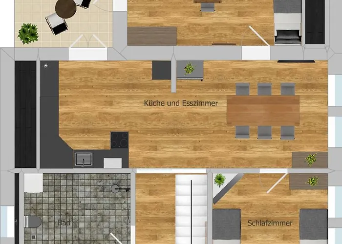 Sleeping - Red House - Grosses Haus Fuer Gruppen Mit 2 - 15 Betten - 2 Kuechen - Parkplaetze - Self Check-in Bielefeld